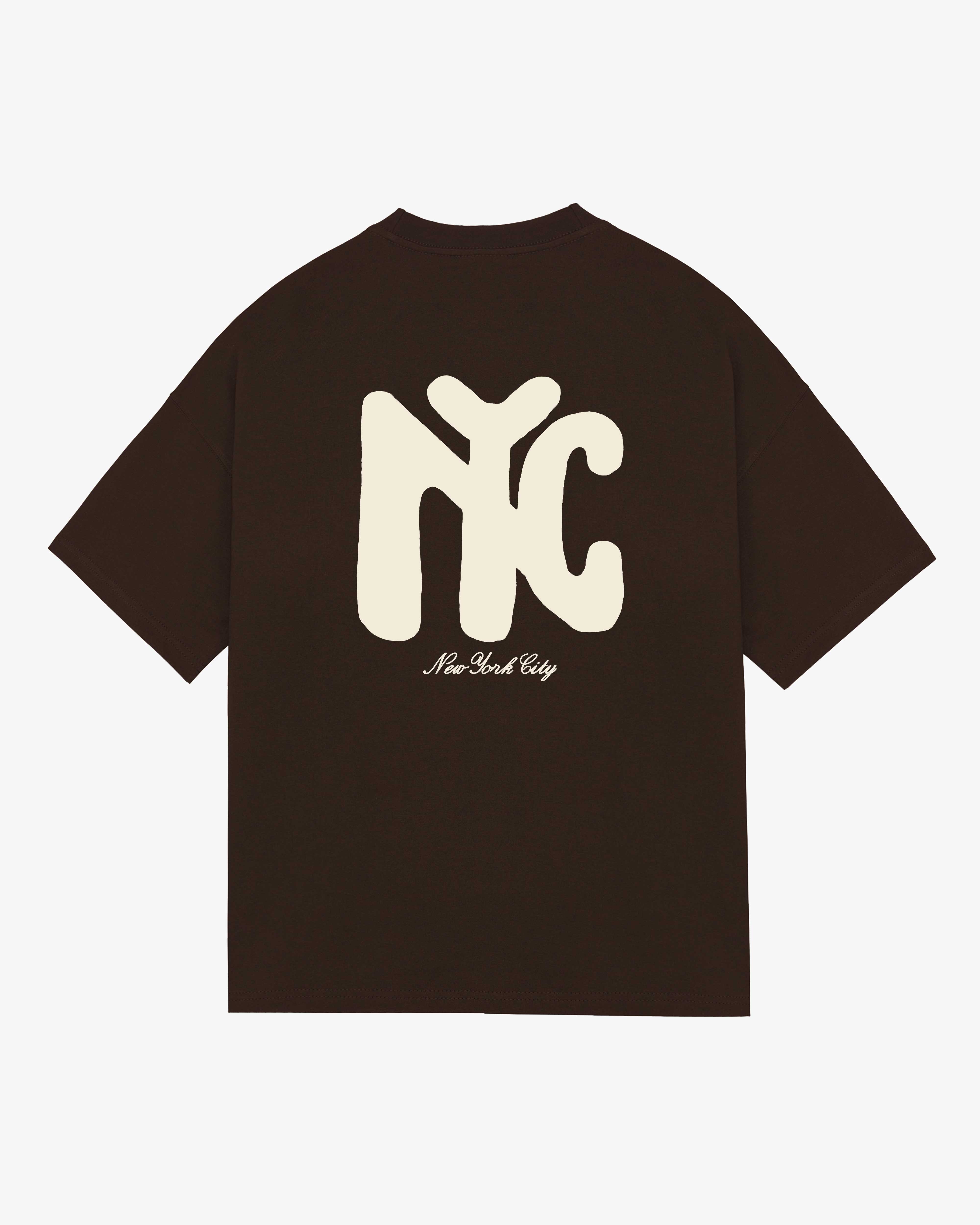 NYC T-shirt - Brown – Lavish Saint