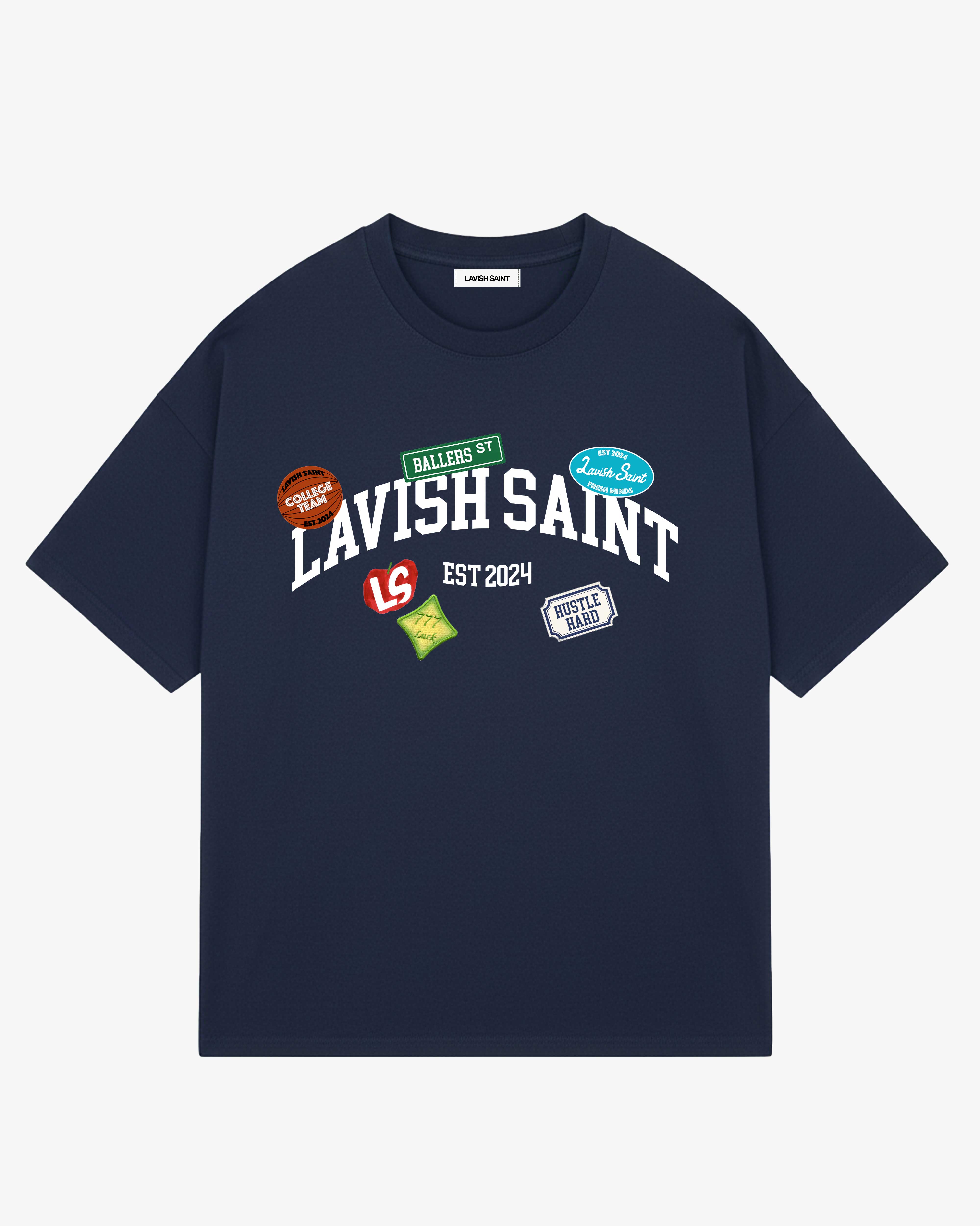 LS College T-shirt – Lavish Saint