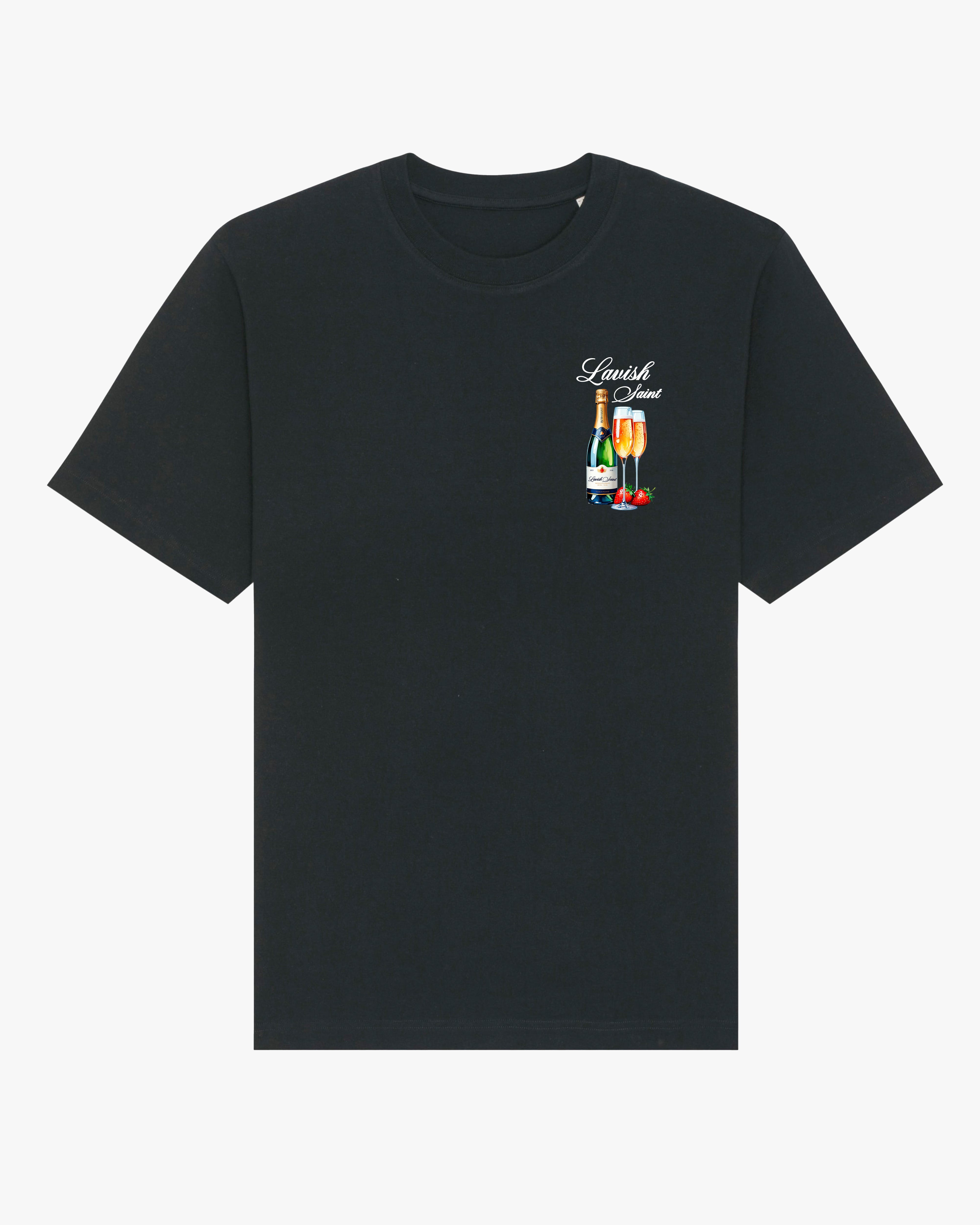 CHAMPAGN AFFAIRS TEE - BLACK