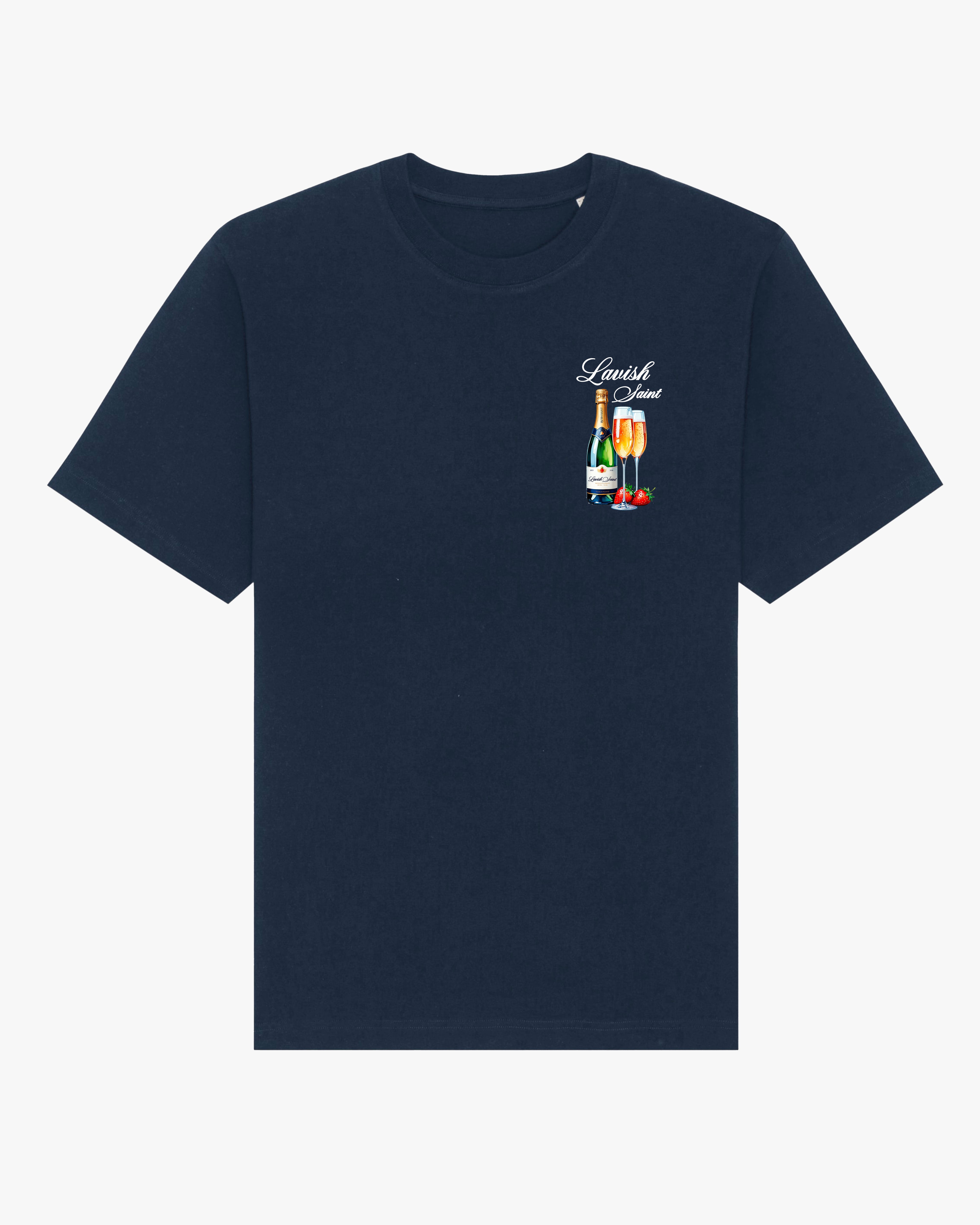 CHAMPAGNE AFFAIRS TEE - NAVY