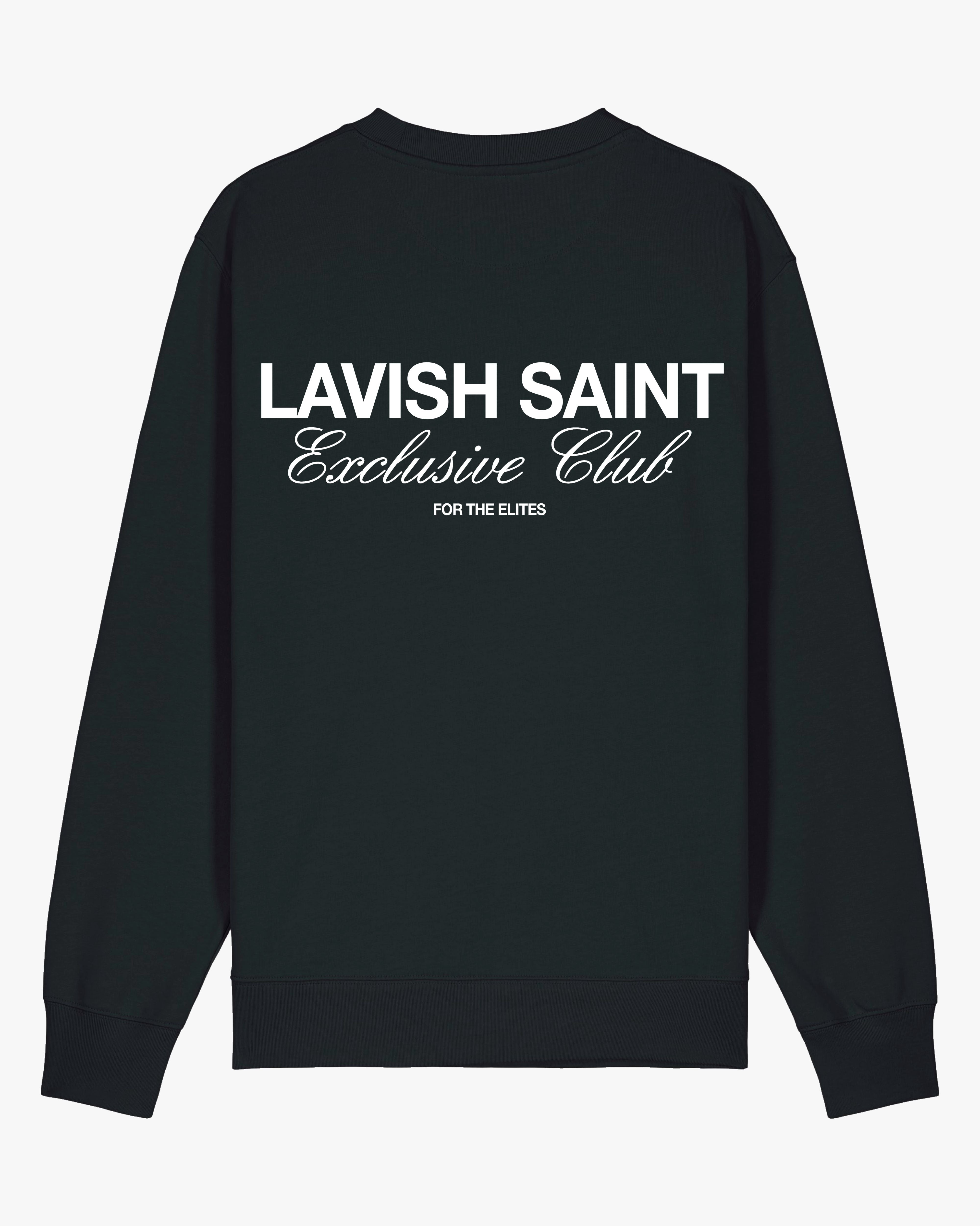 EXCLUSIVE CLUB SWEATER - BLACK