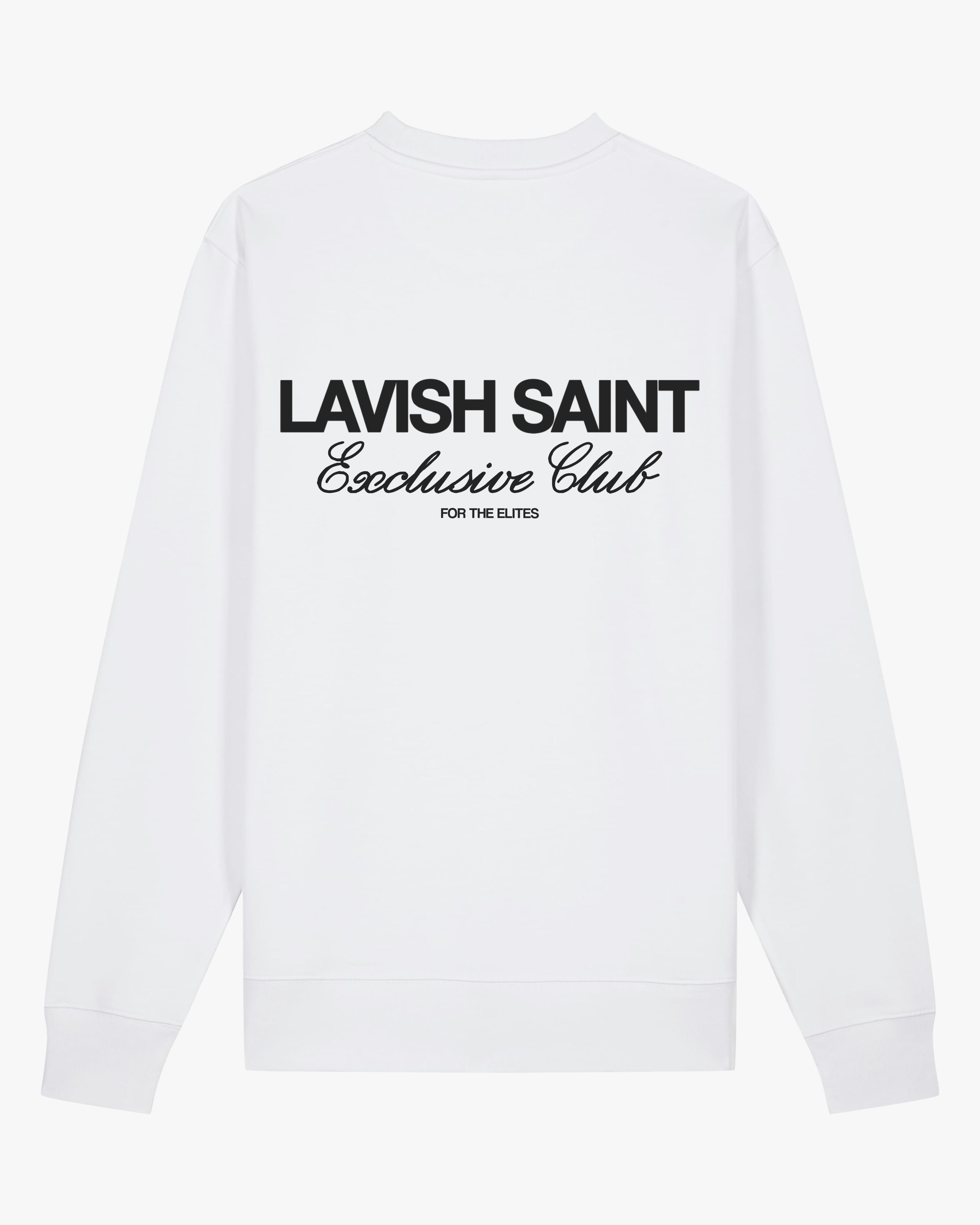 EXCLUSIVE CLUB SWEATER - WHITE