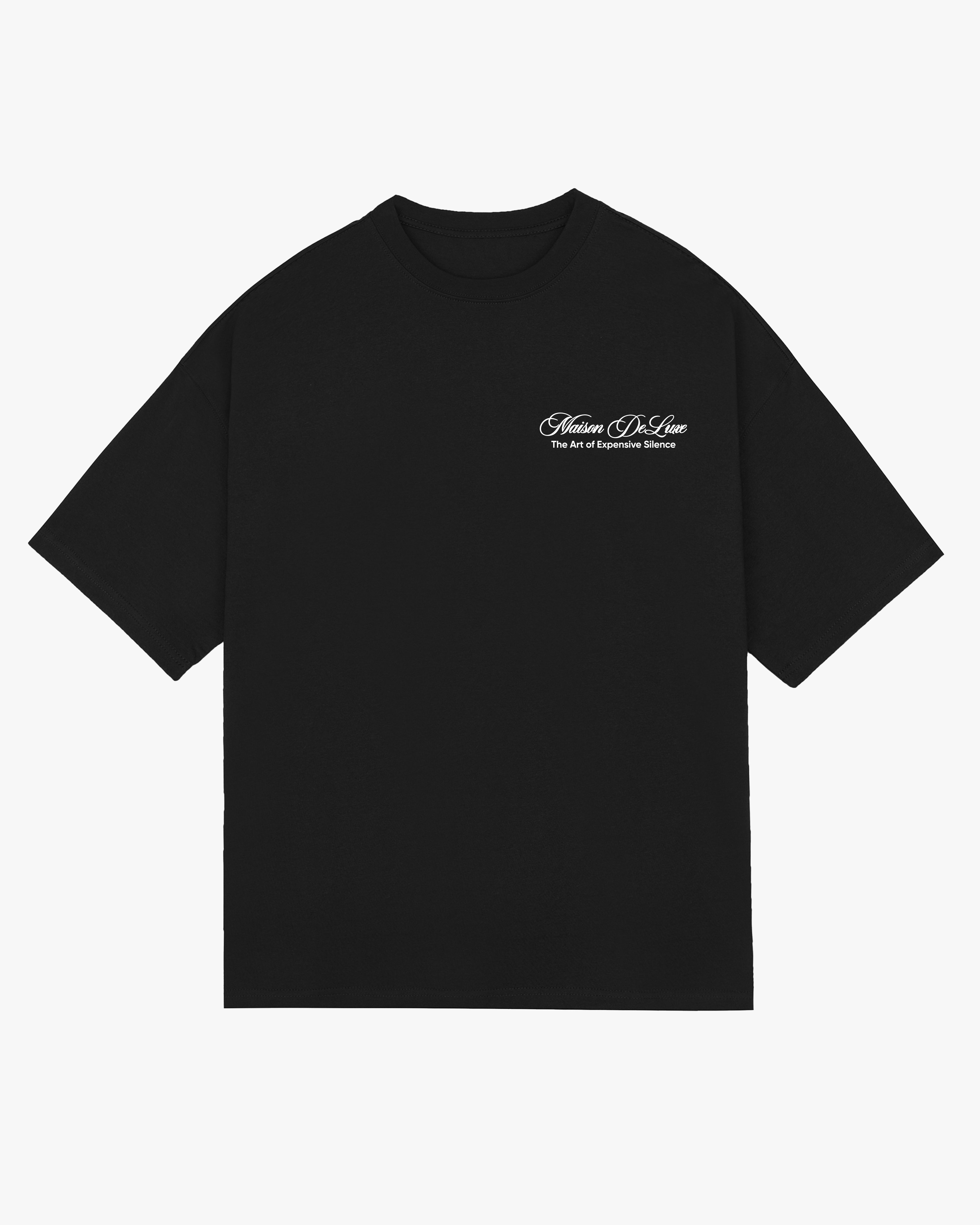 MAISON DE LUXE OVERSIZED TEE - BLACK