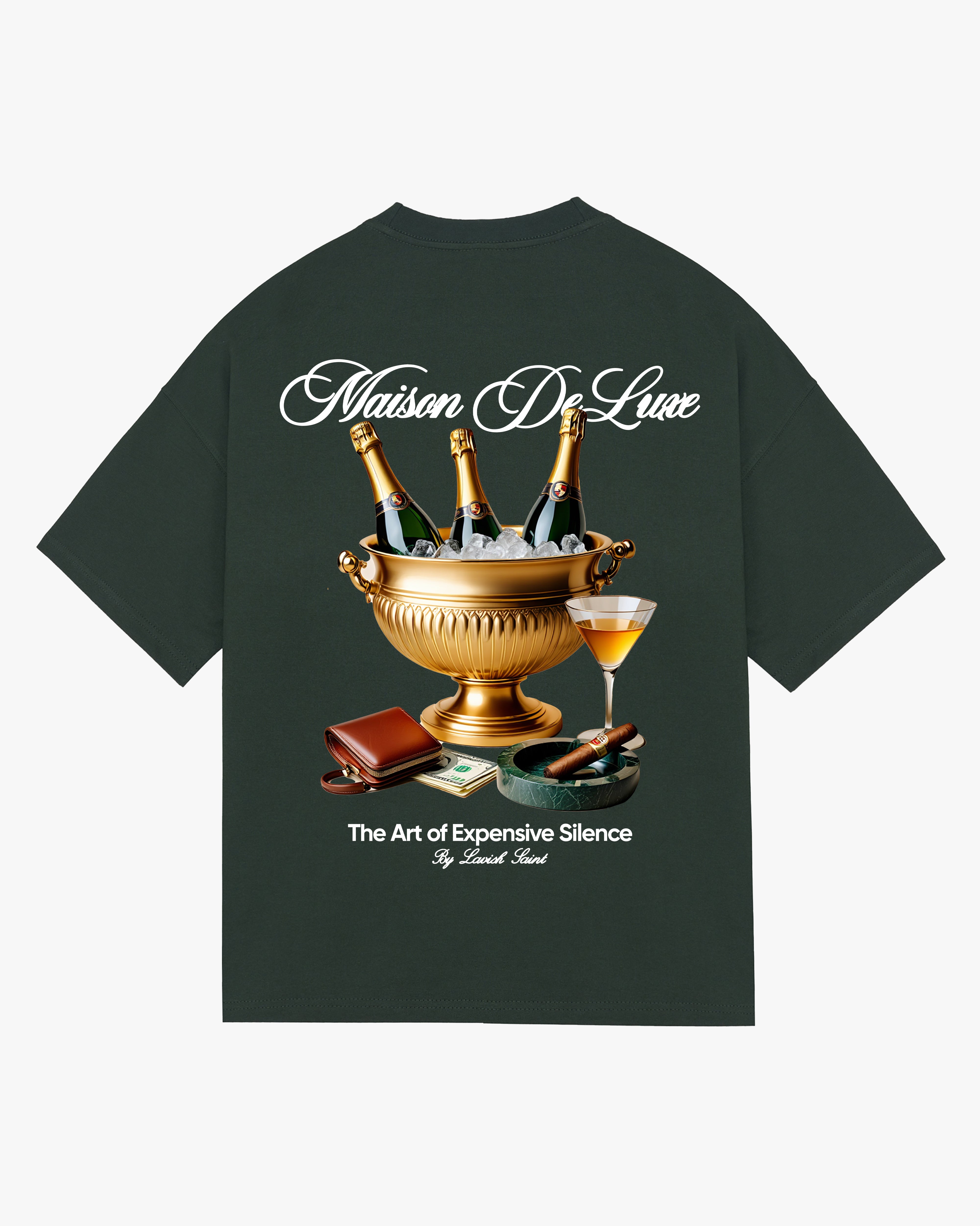 MAISON DE LUXE OVERSIZED TEE - JUNGLE GREEN