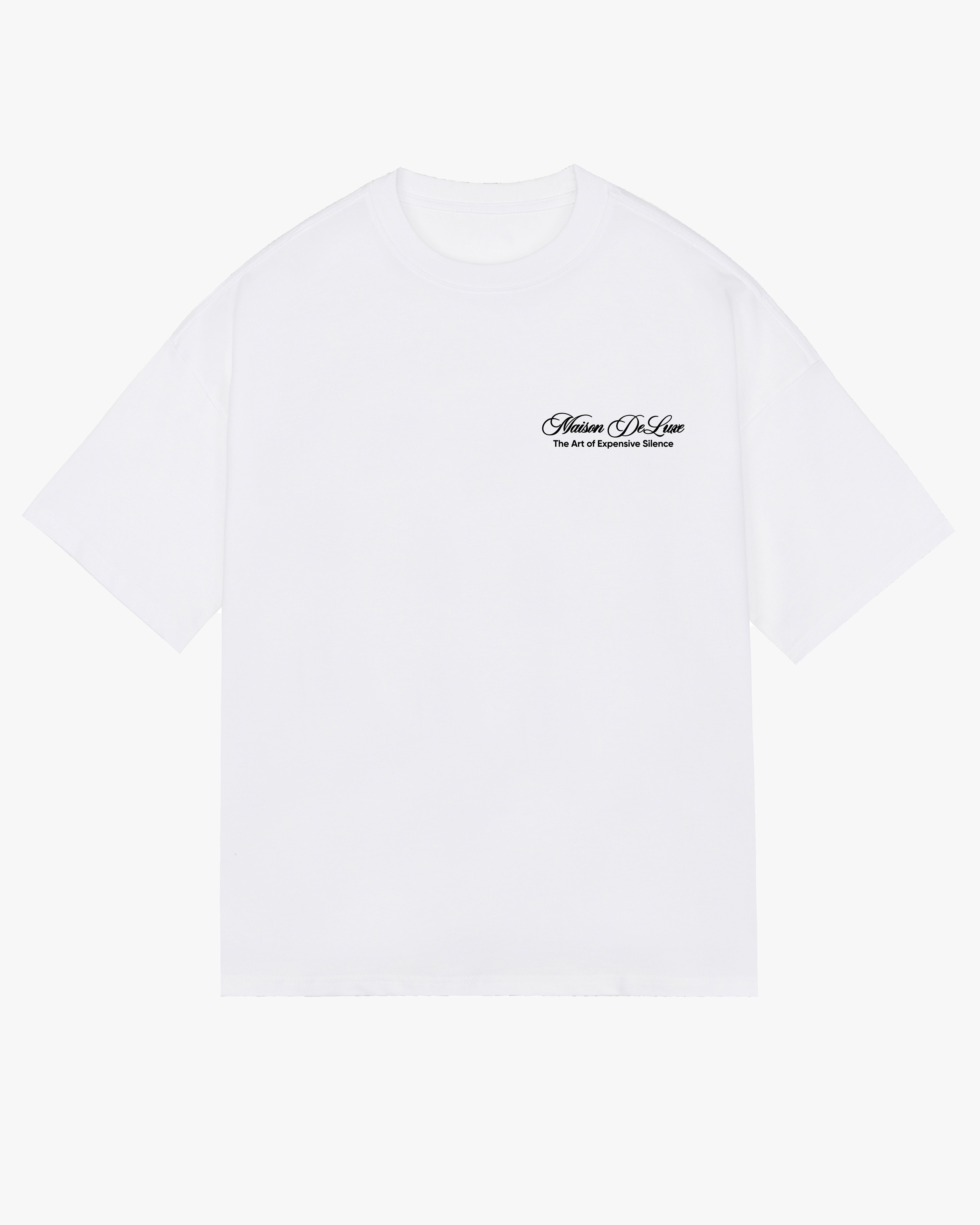 MAISON DE LUXE OVERSIZED TEE - WHITE