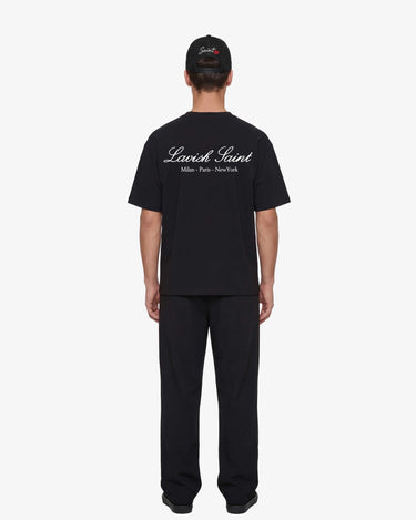 Signature T-shirt - Black – Lavish Saint