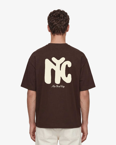 NYC T-shirt - Brown – Lavish Saint