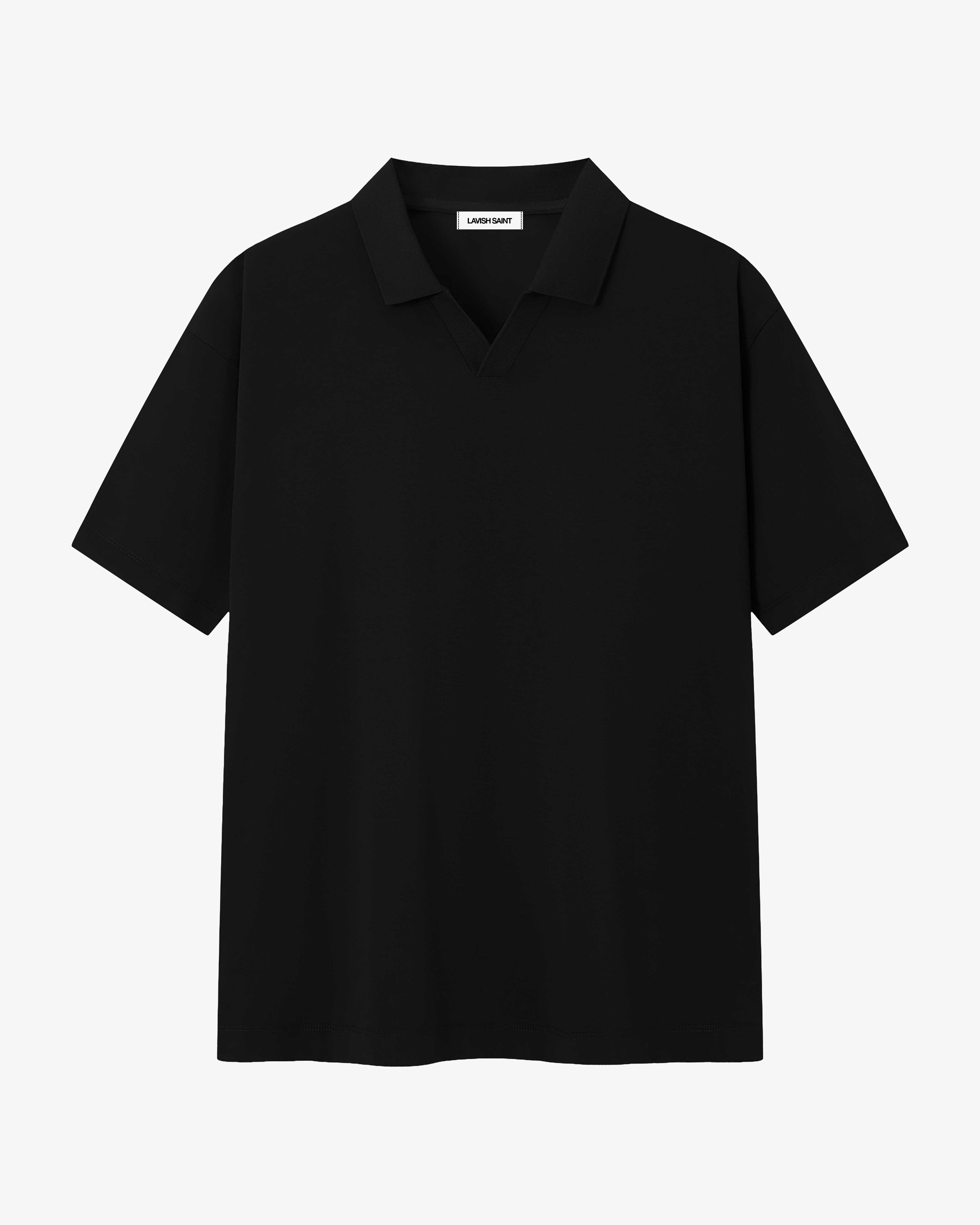 Polo Shirt - Black – Lavish Saint