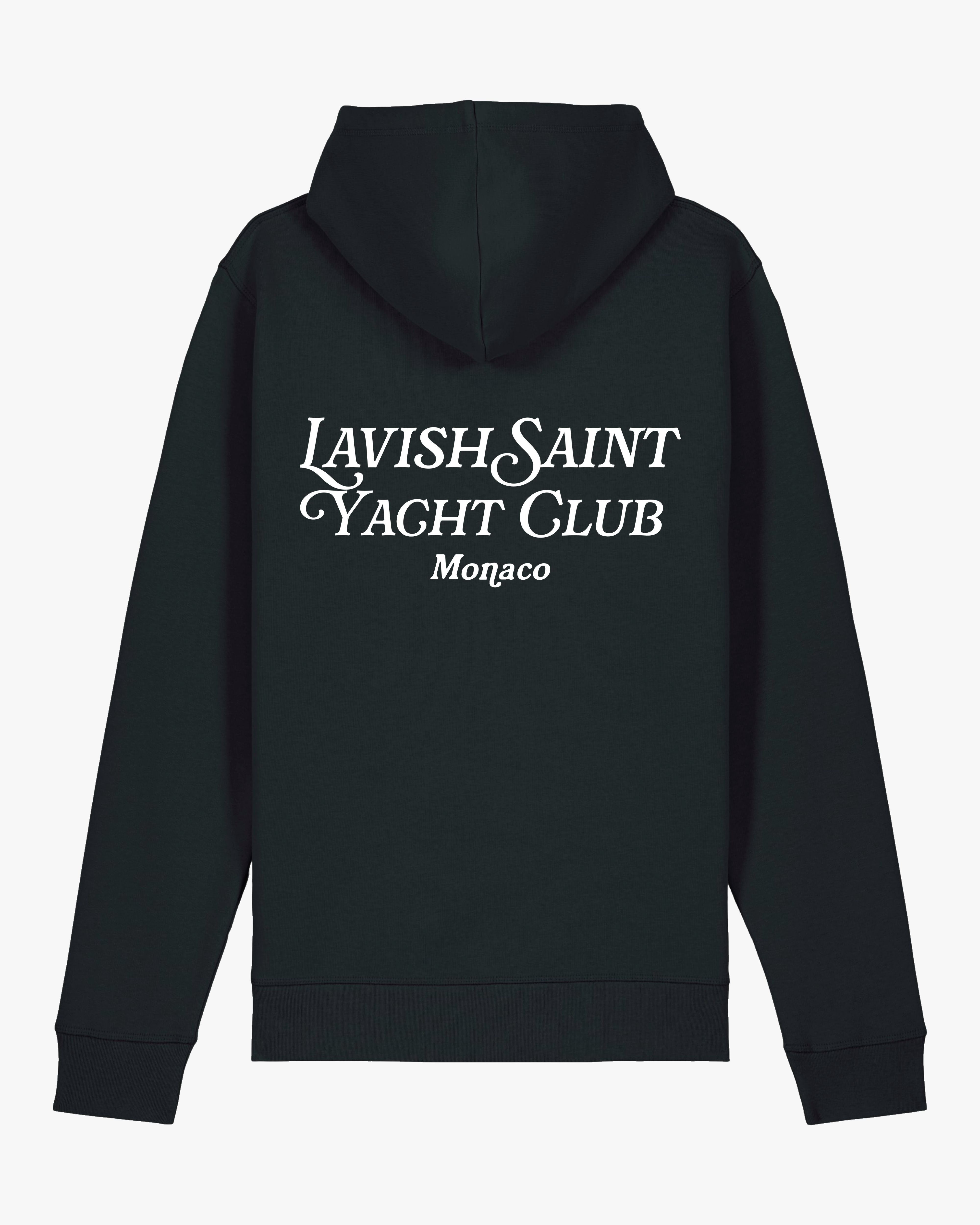 YACHT CLUB HOODIE - BLACK