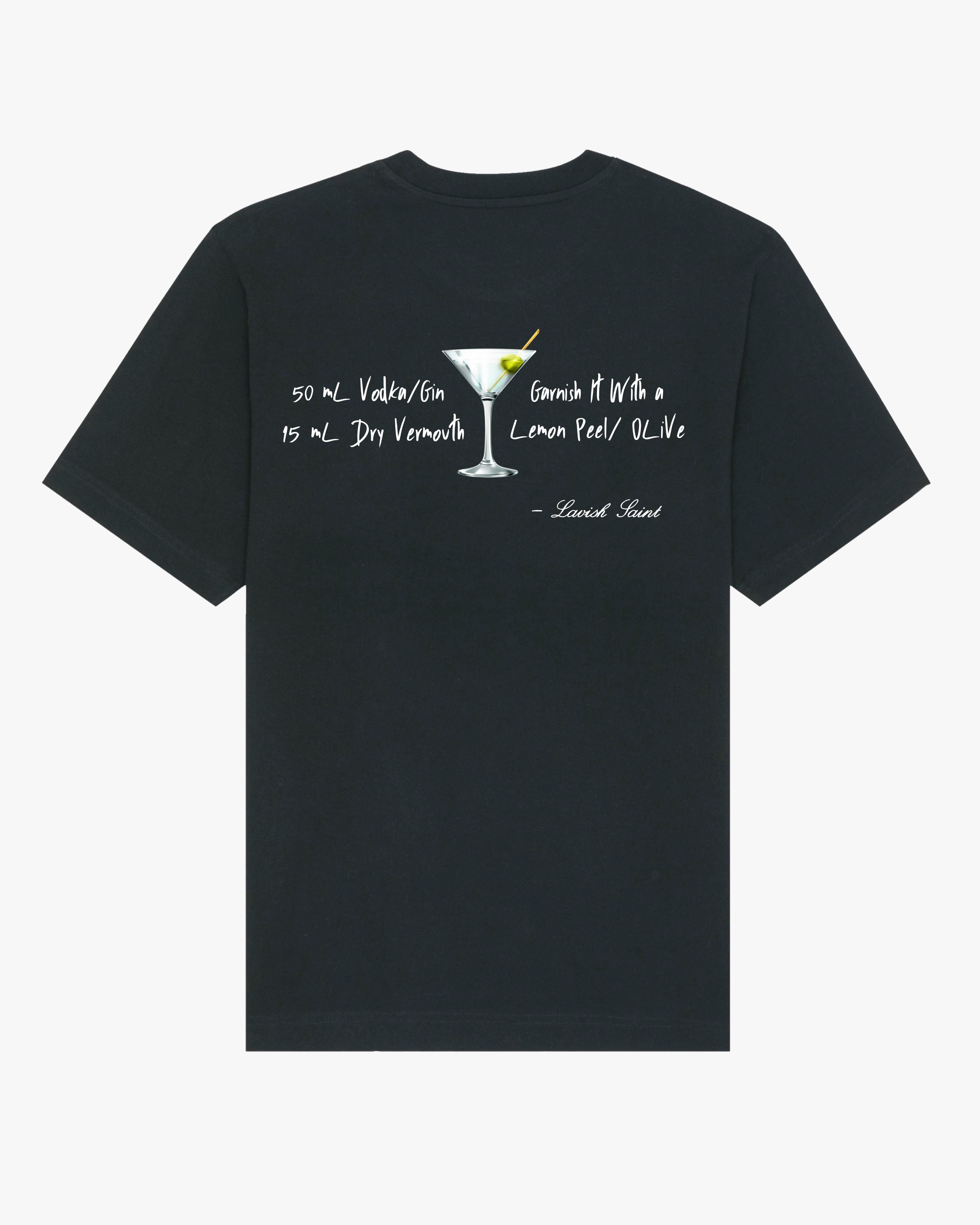 MARTINI TEE - BLACK