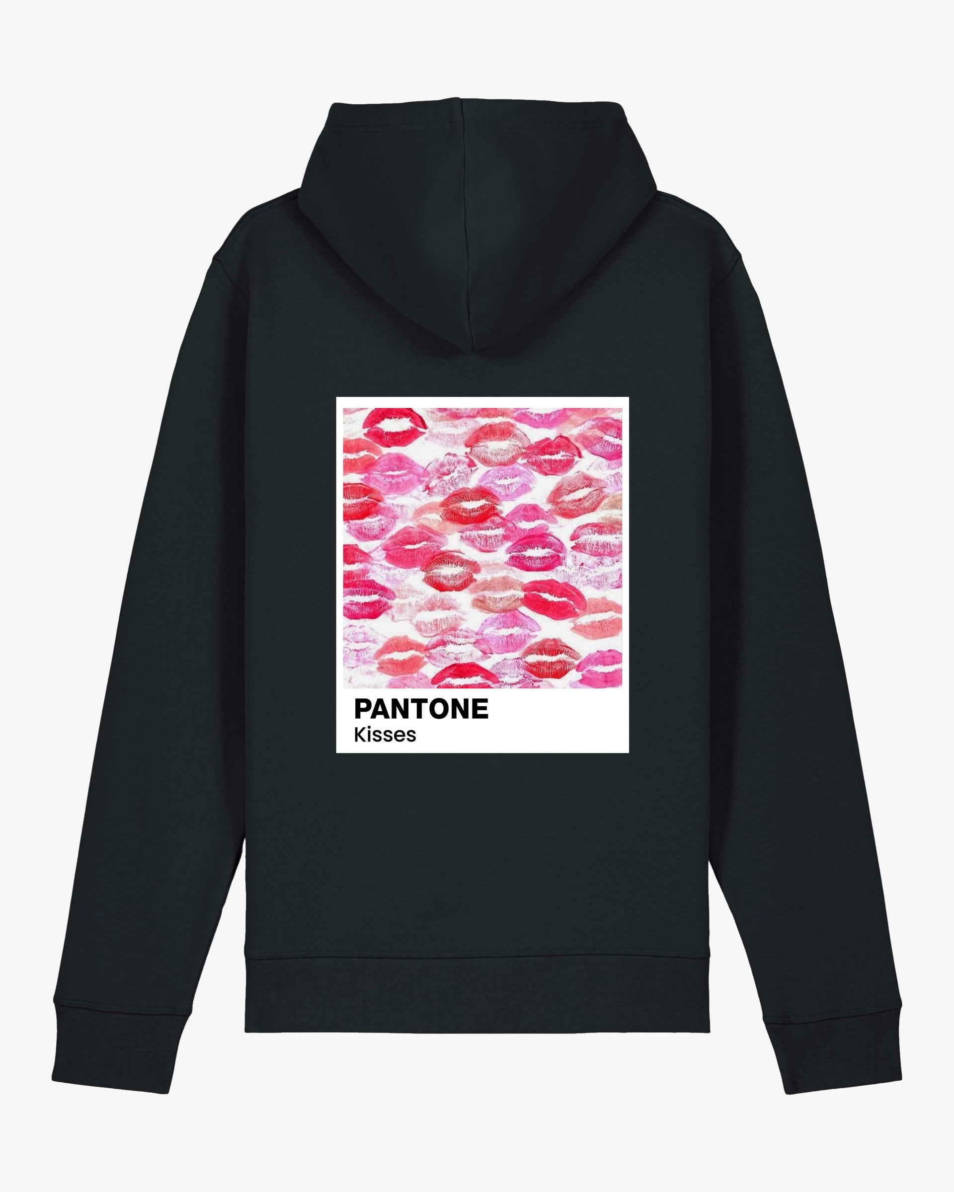 Cotton Hoodie Off White Kiss Hoodie Black On Black Hoodie KISS