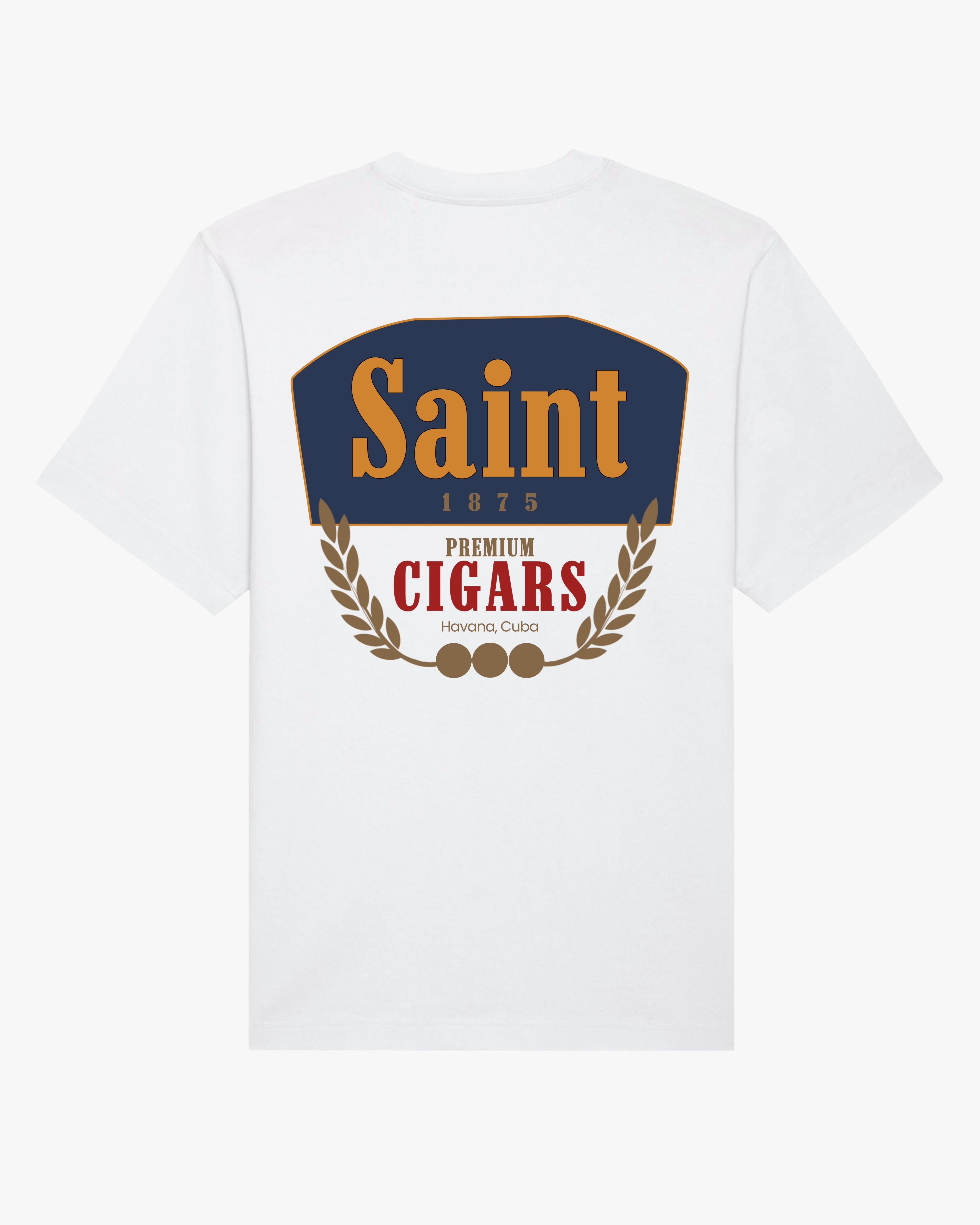 SAINT CIGARS TEE - WHITE