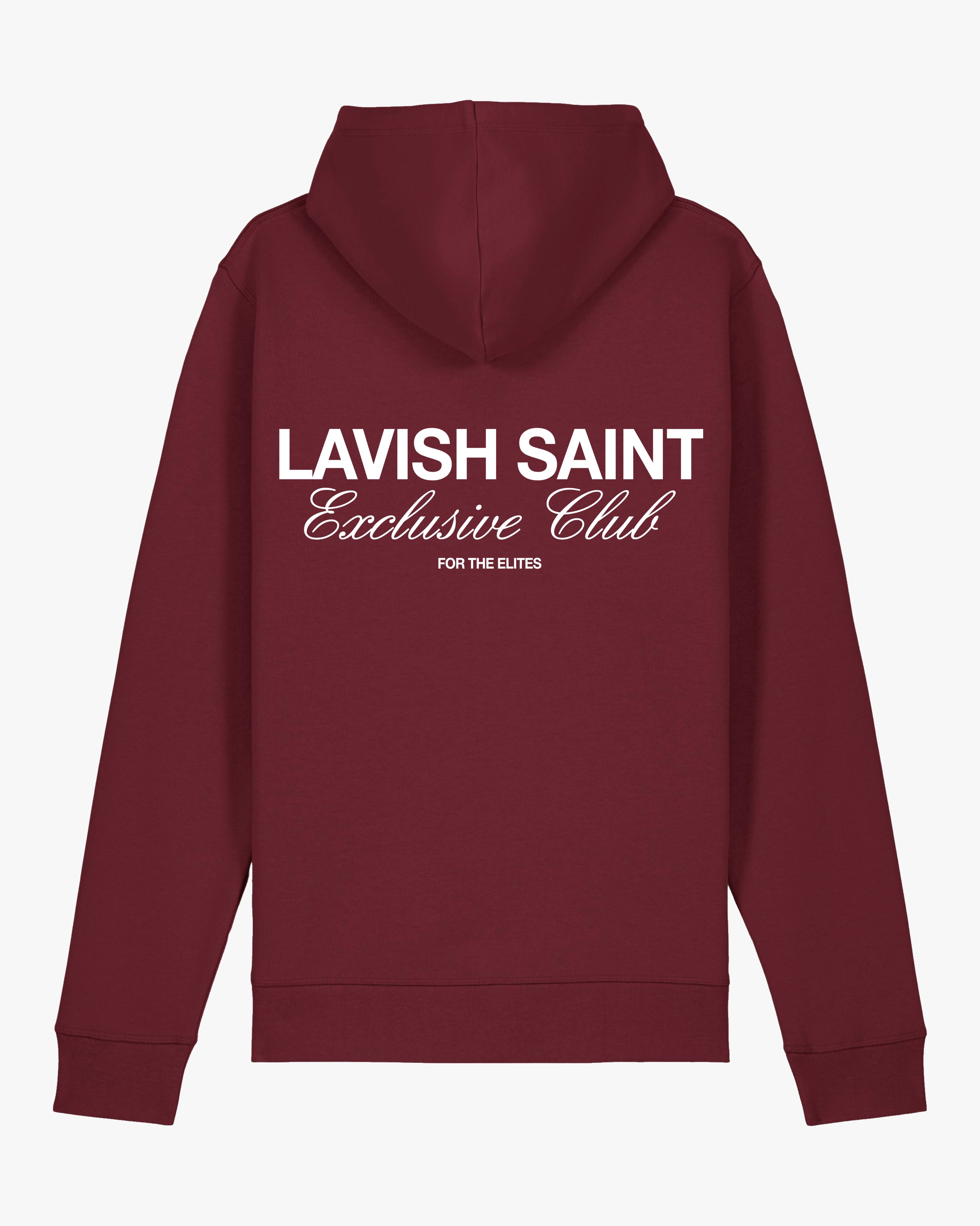 EXCLUSIVE CLUB HOODIE - MAROON