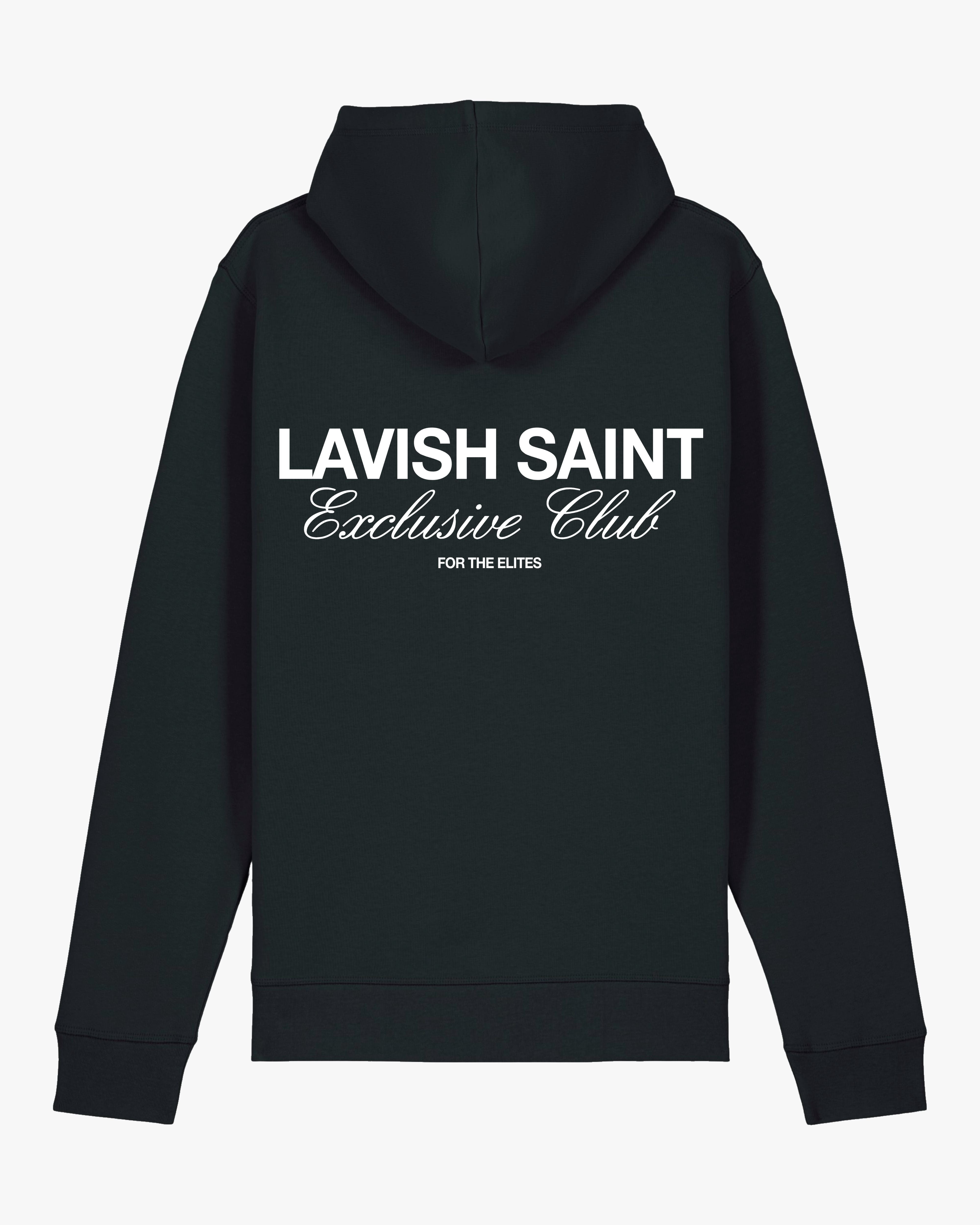 EXCLUSIVE CLUB HOODIE - BLACK