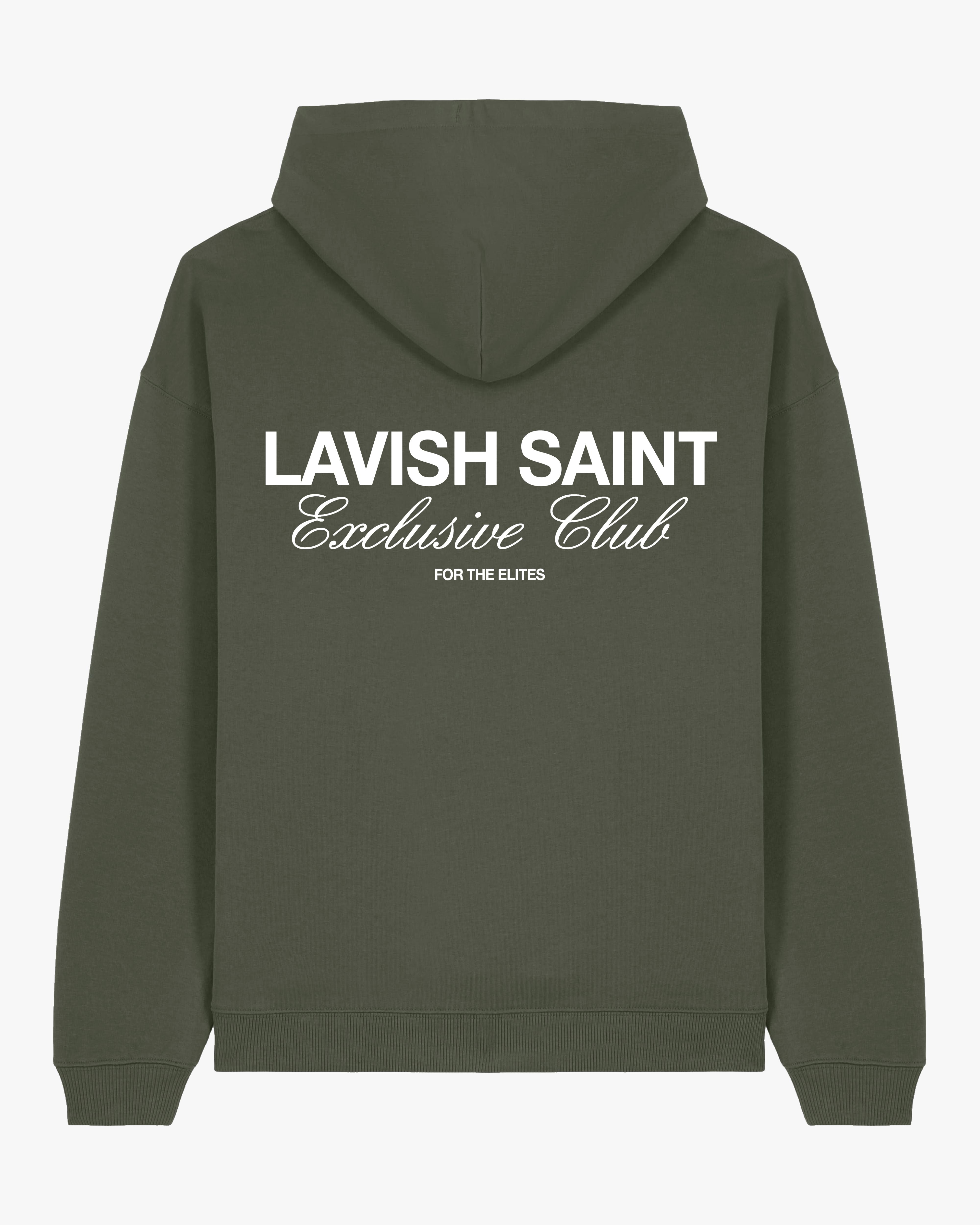 EXCLUSIVE CLUB HOODIE - KHAKI