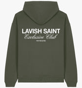 EXCLUSIVE CLUB HOODIE - KHAKI