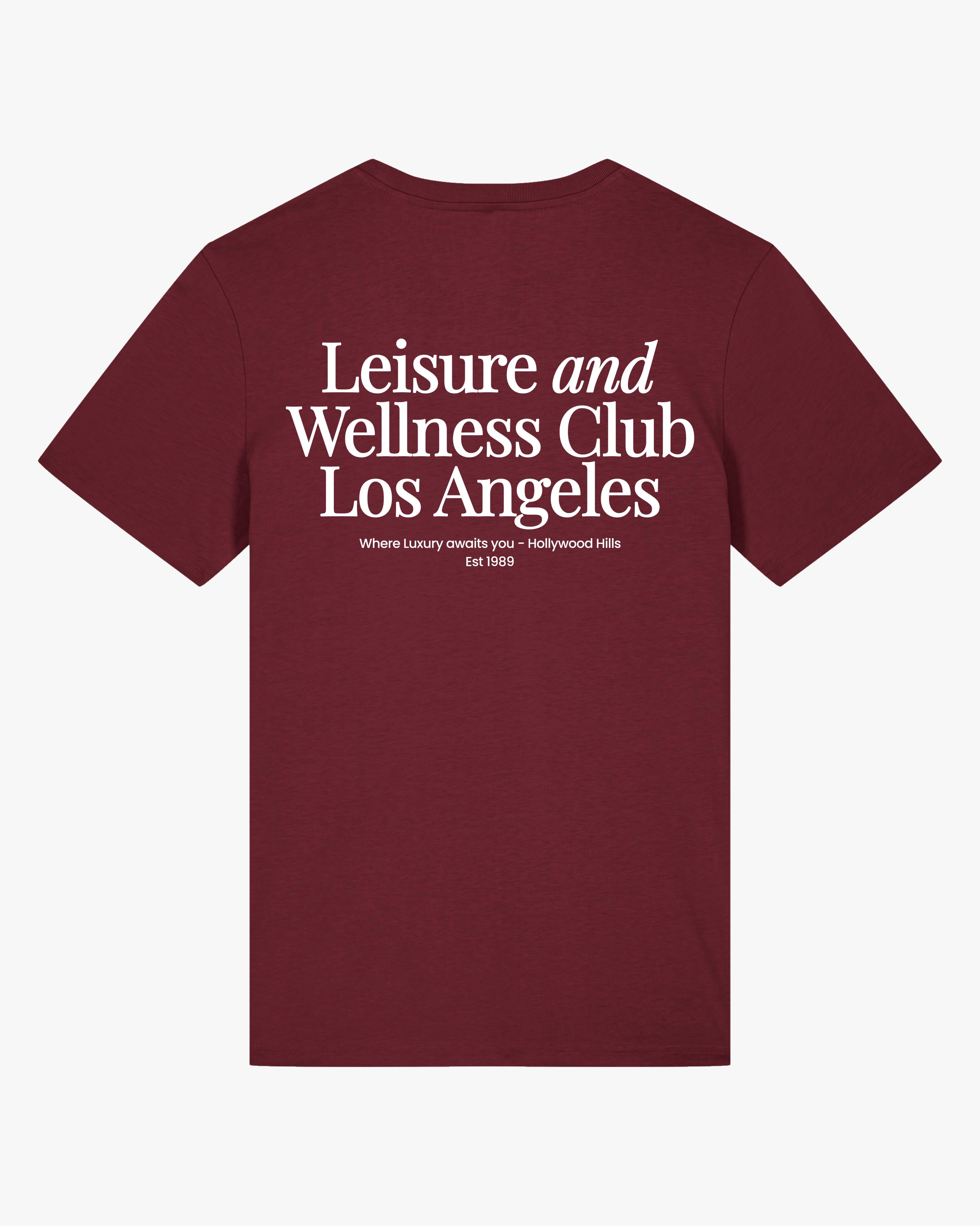 L&W CLUB TEE - MAROON