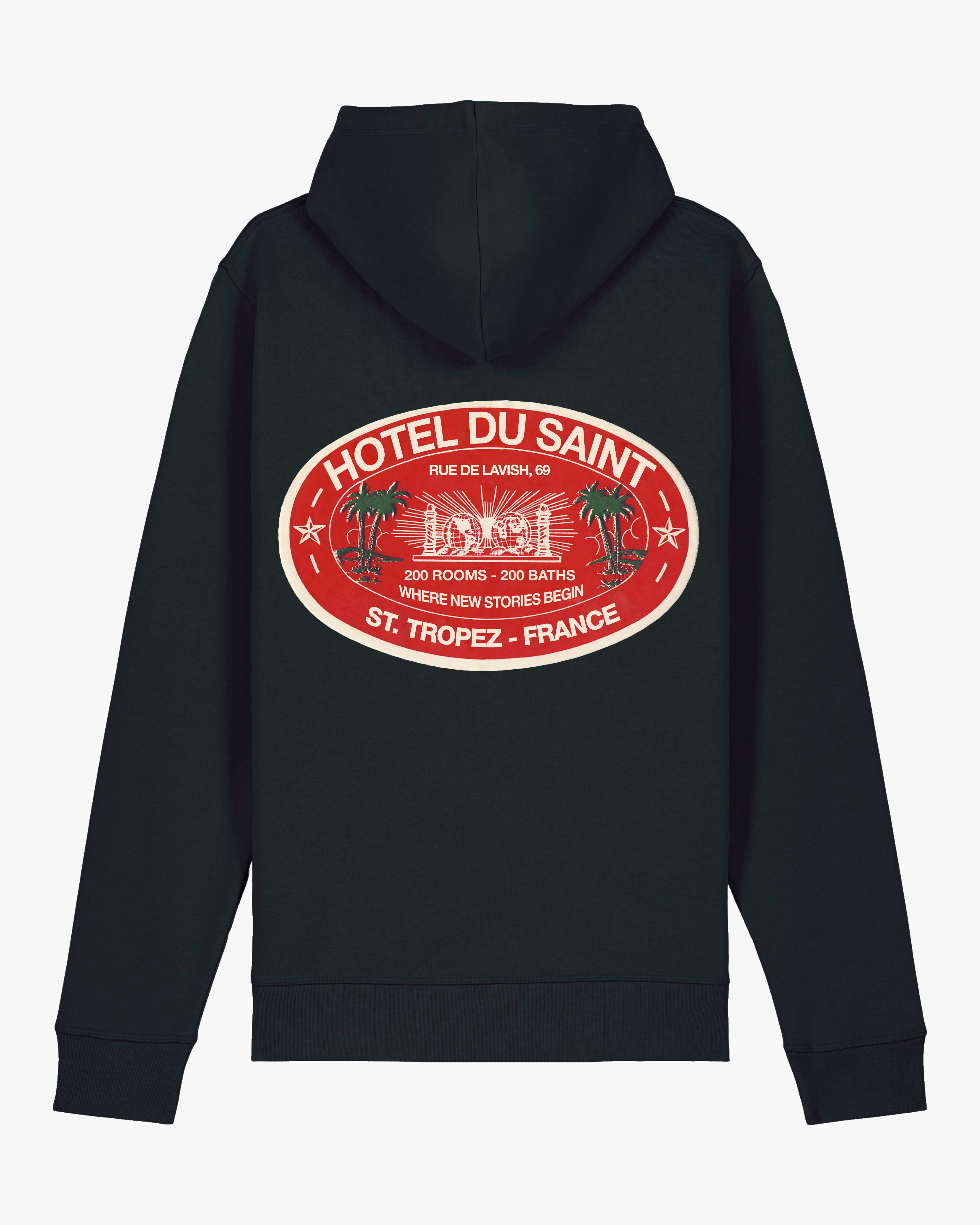 HOTEL DU SAINT HOODIE - BLACK