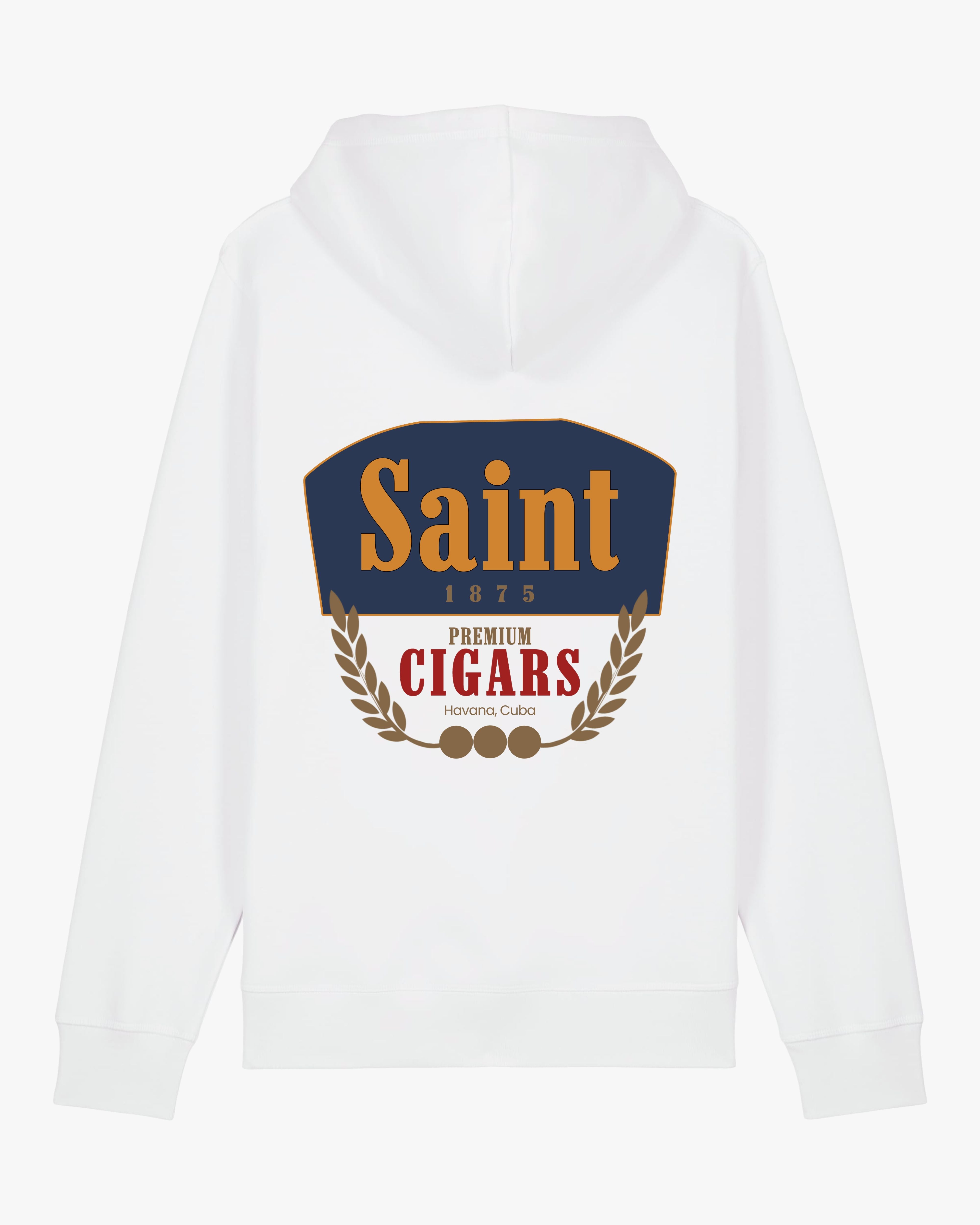 SAINT CIGARS HOODIE - WHITE