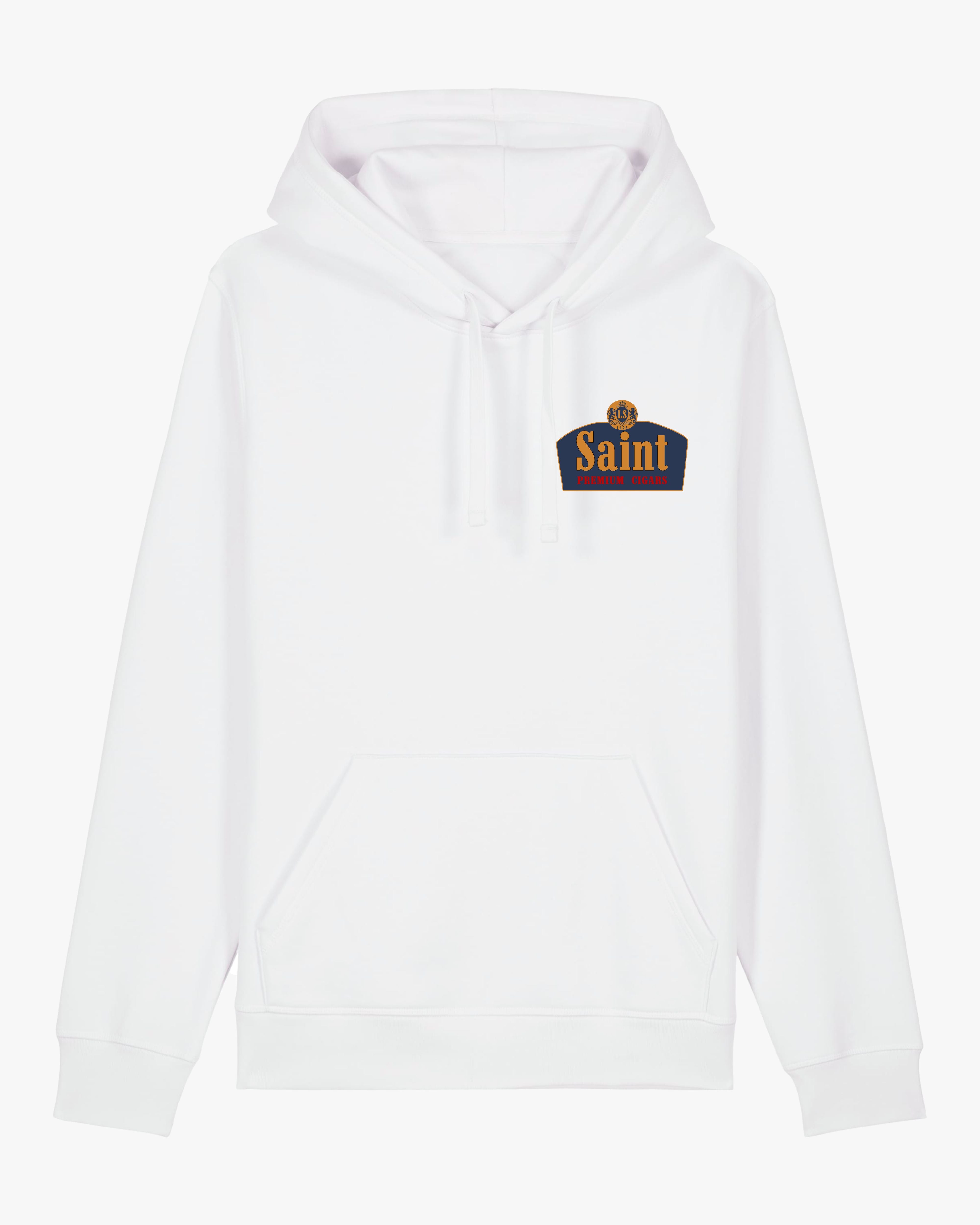 SAINT CIGARS HOODIE - WHITE