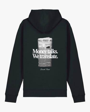 MONEY TALKS HOODIE BLACK – Lavish Saint