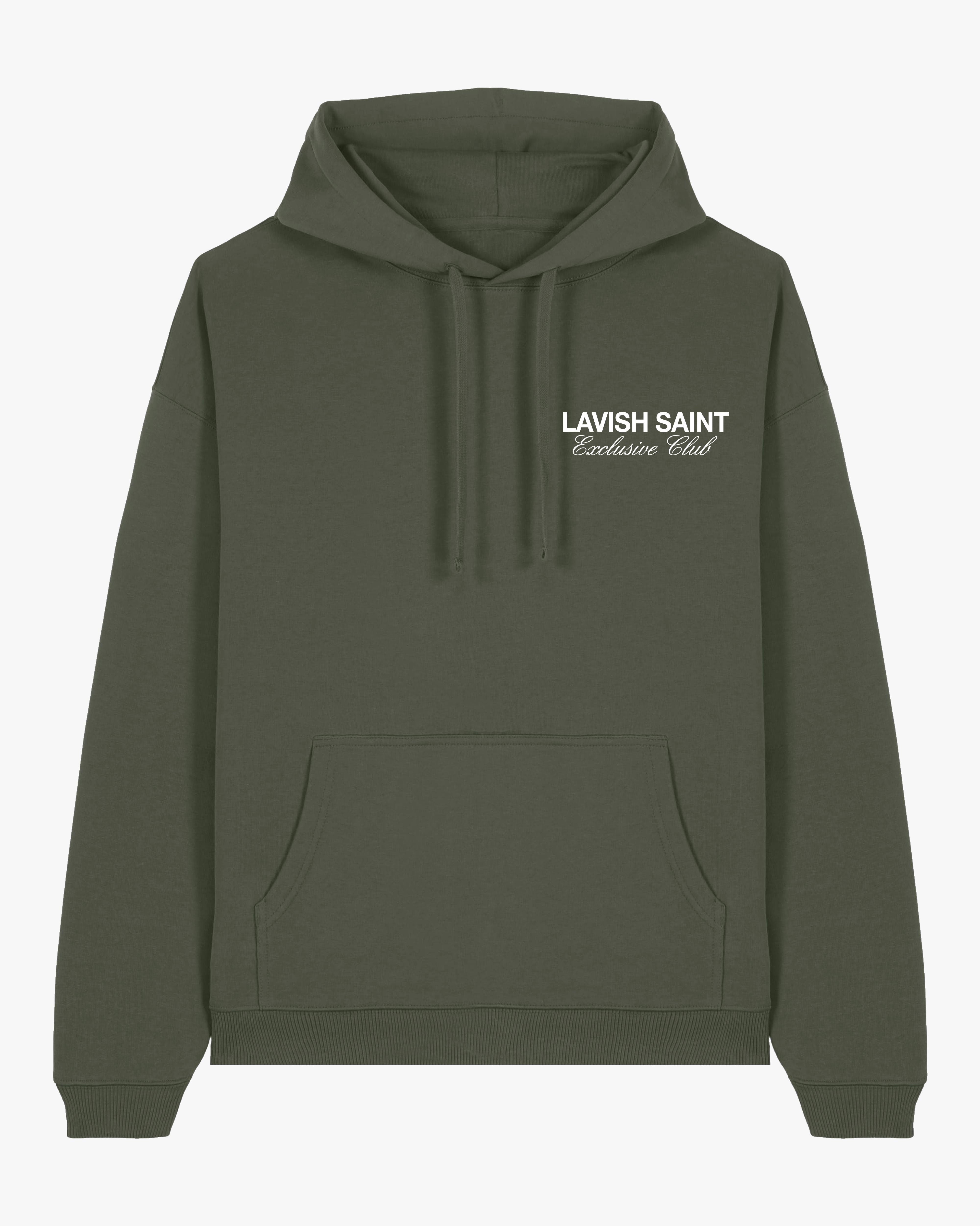 EXCLUSIVE CLUB HOODIE - KHAKI