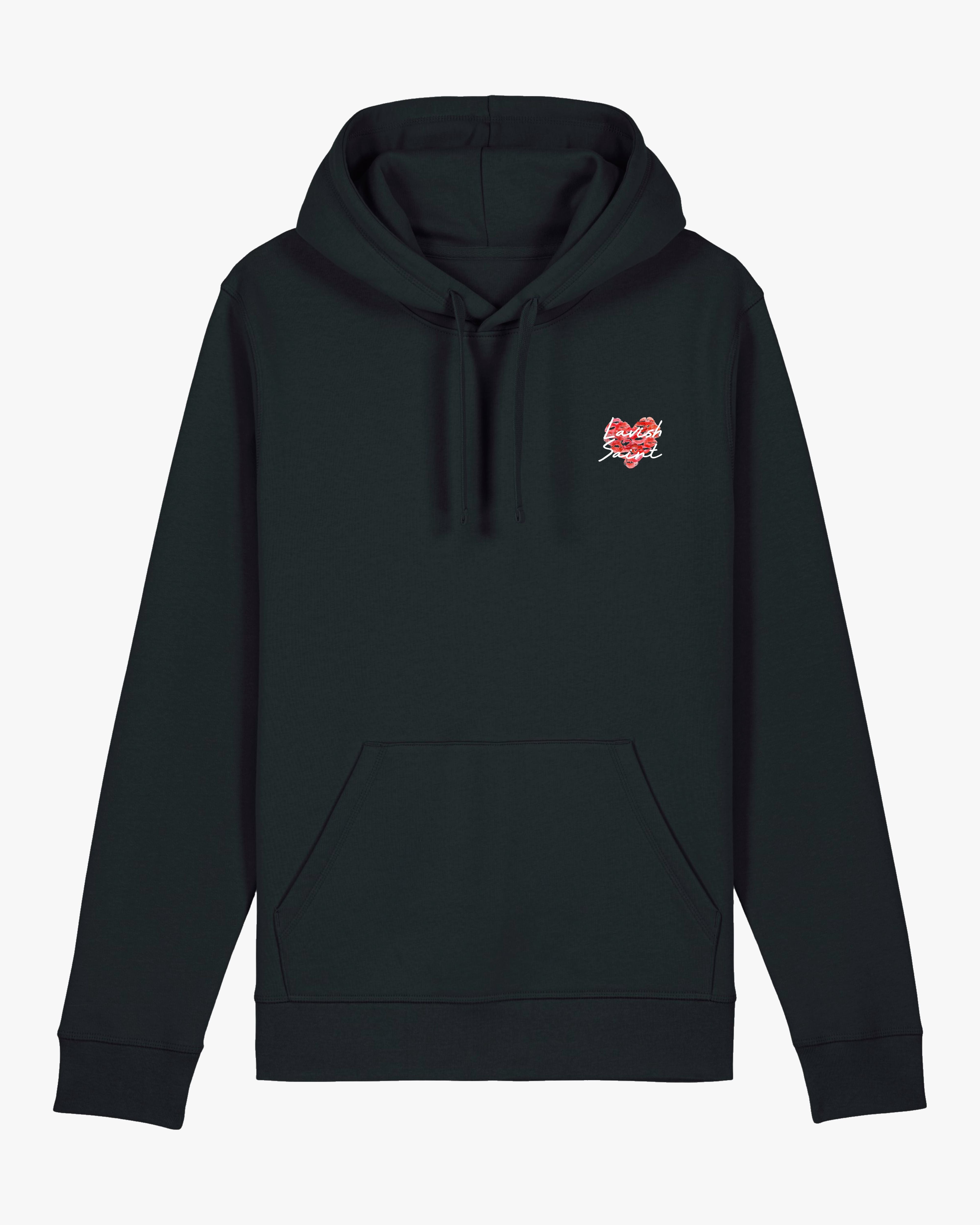 KISSES HOODIE - BLACK