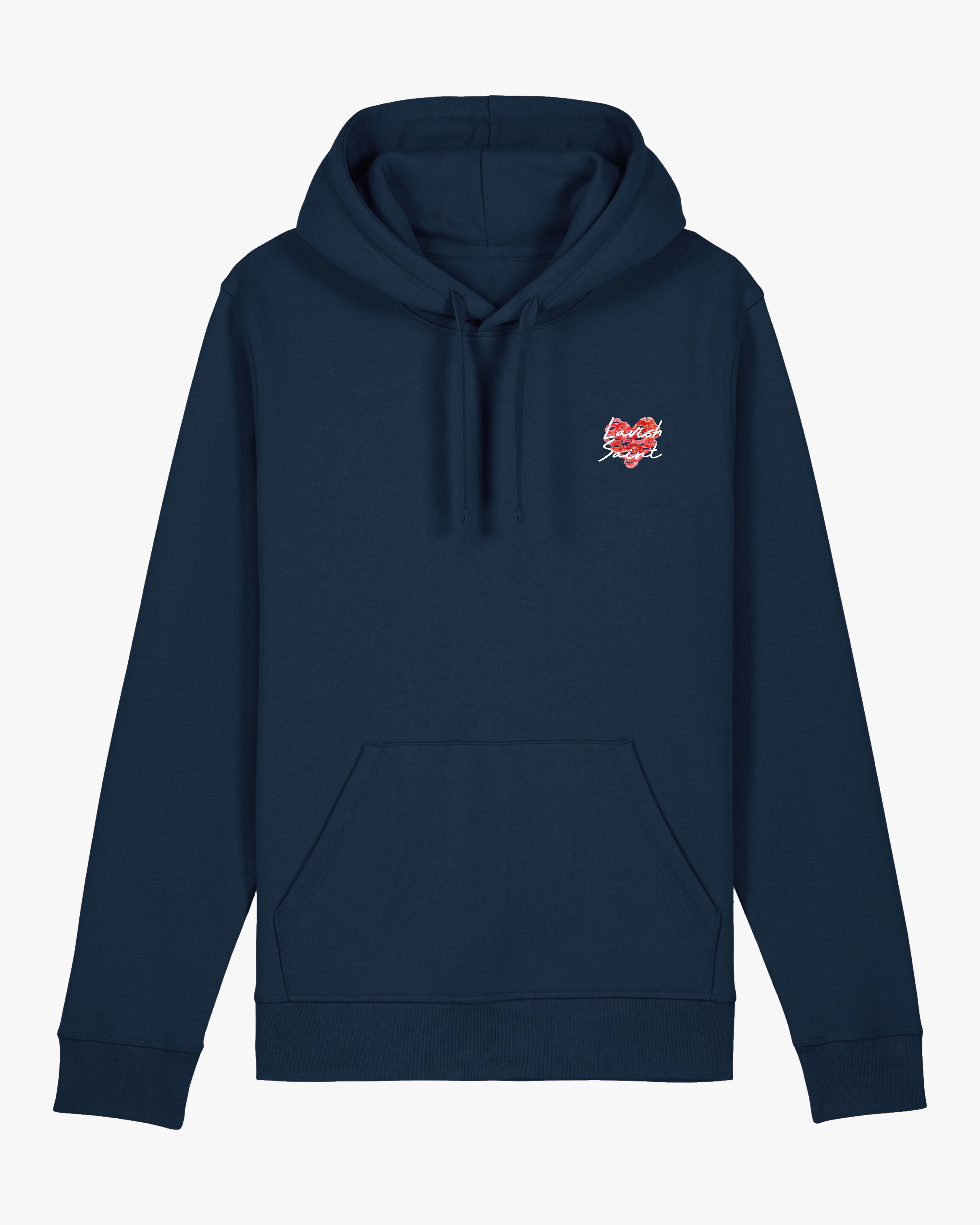 KISSES HOODIE - NAVY