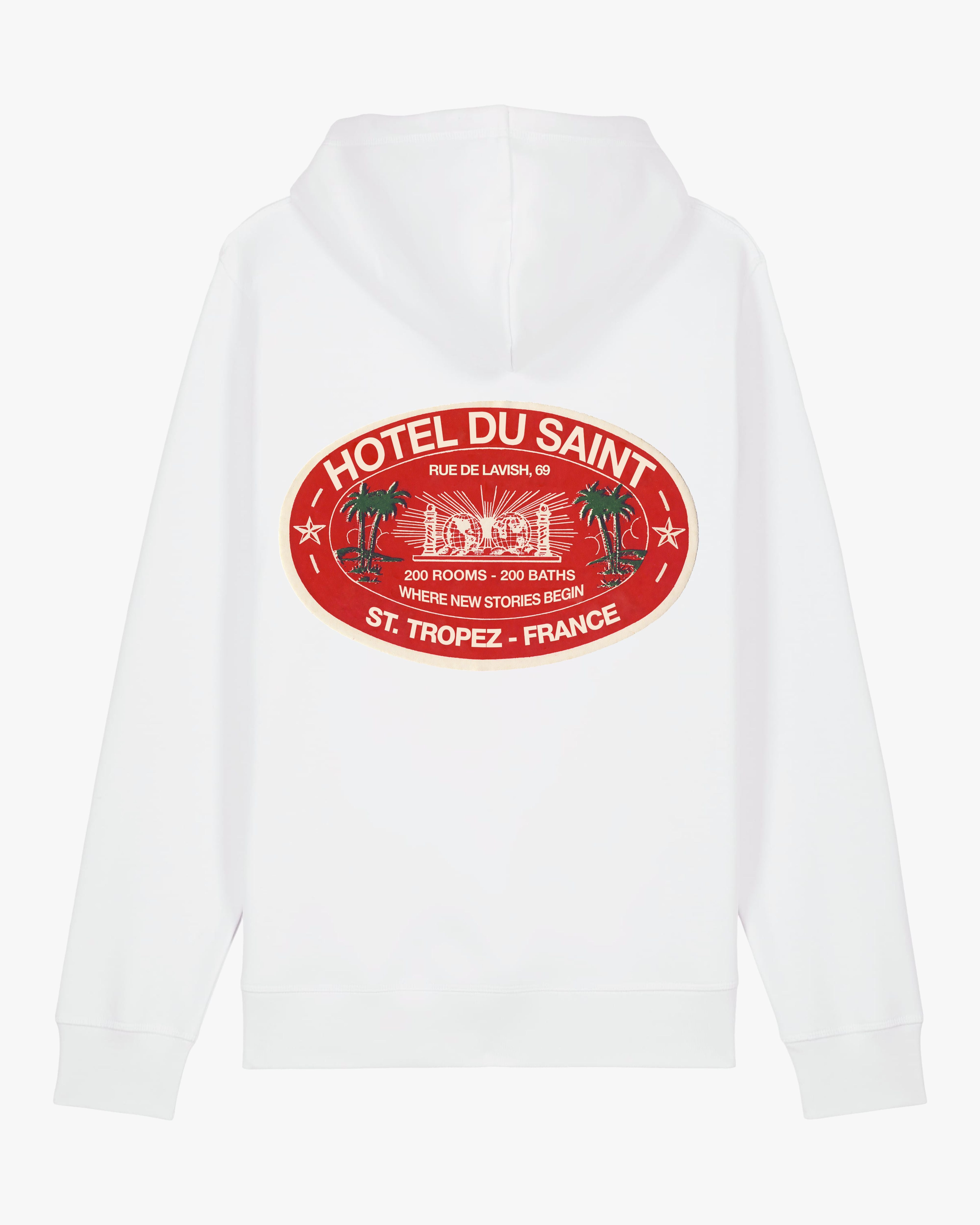 HOTEL DU SAINT HOODIE - WHITE