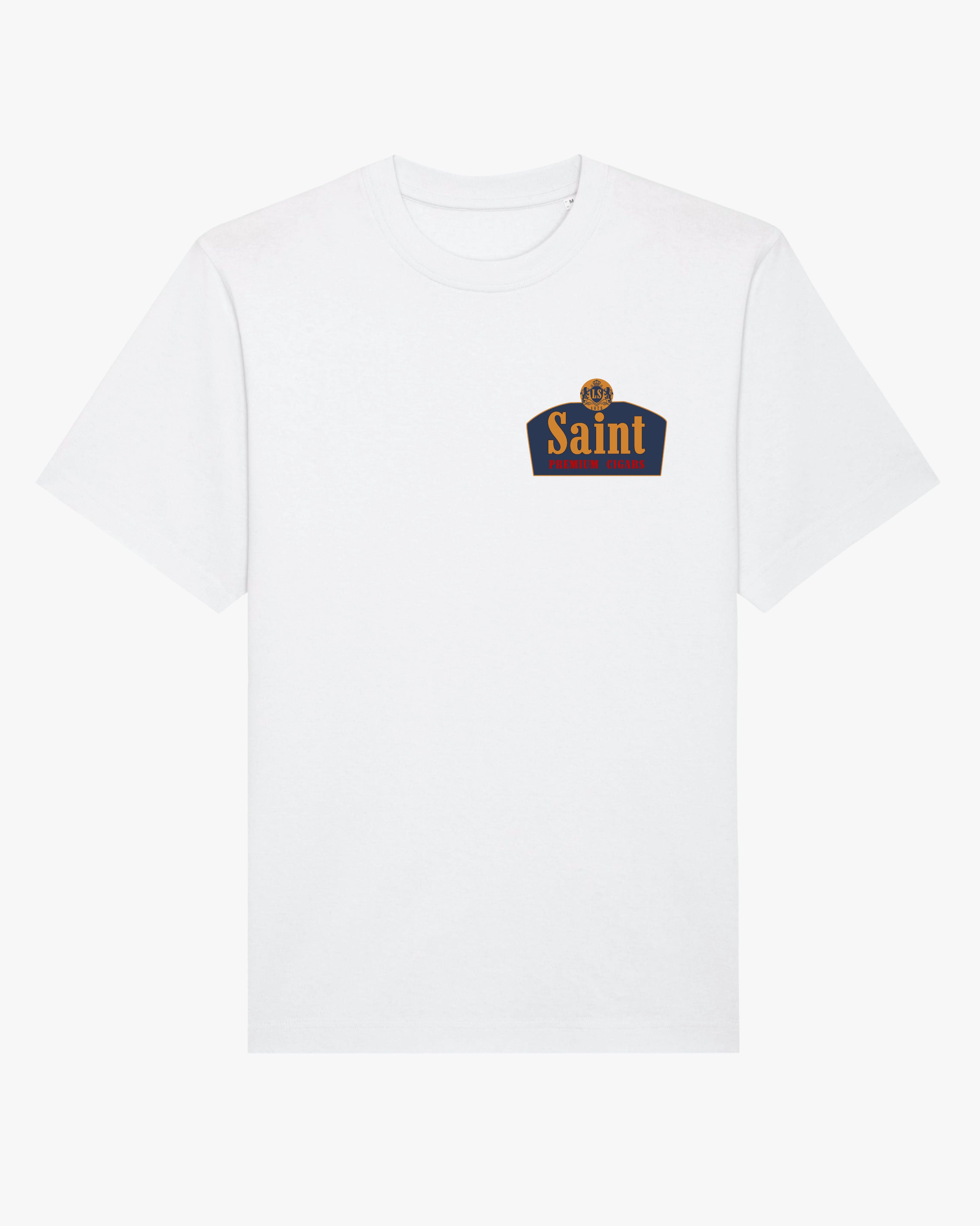 SAINT CIGARS TEE - WHITE