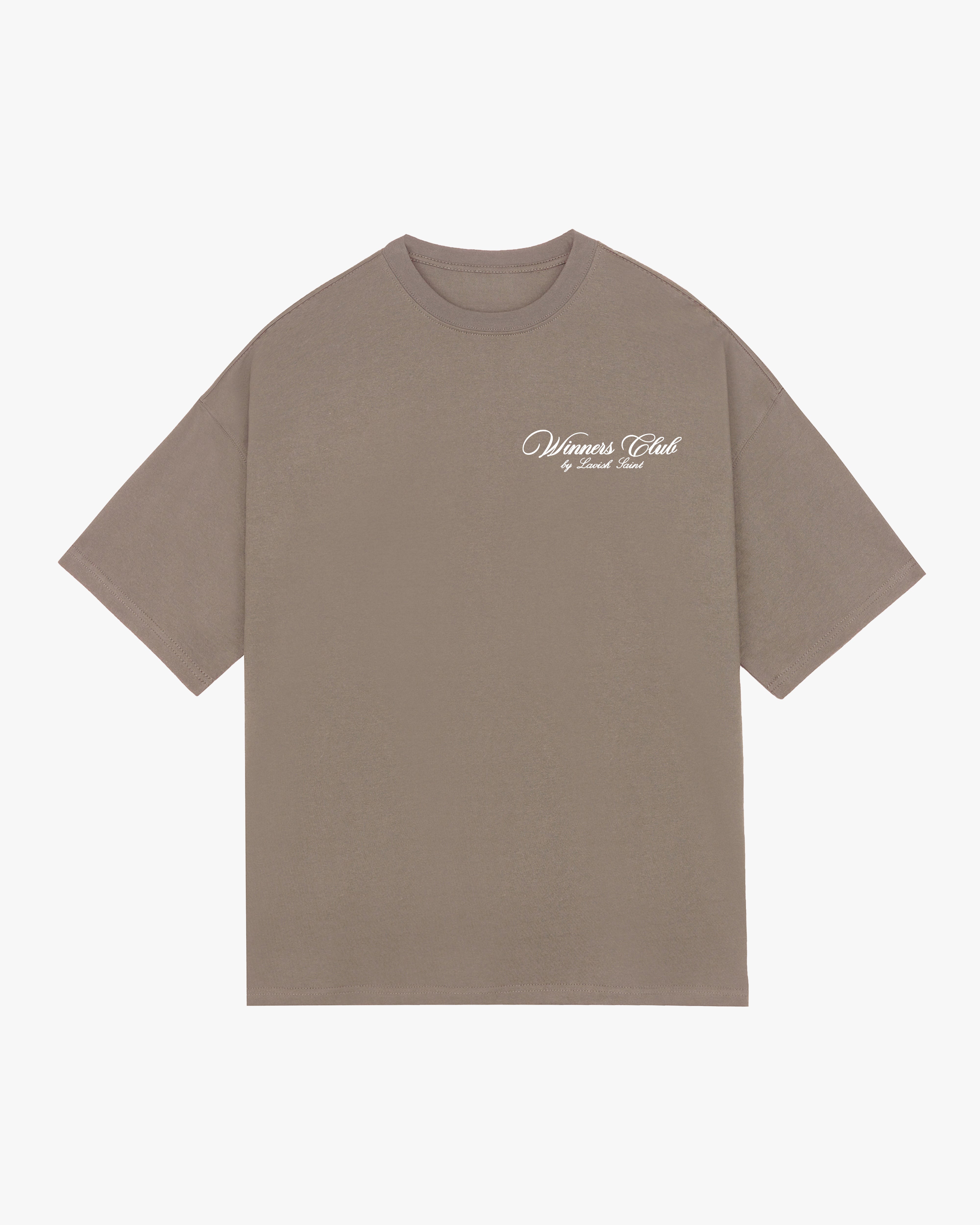 WINNERS CLUB OVERSIZED TEE - AMERICANO