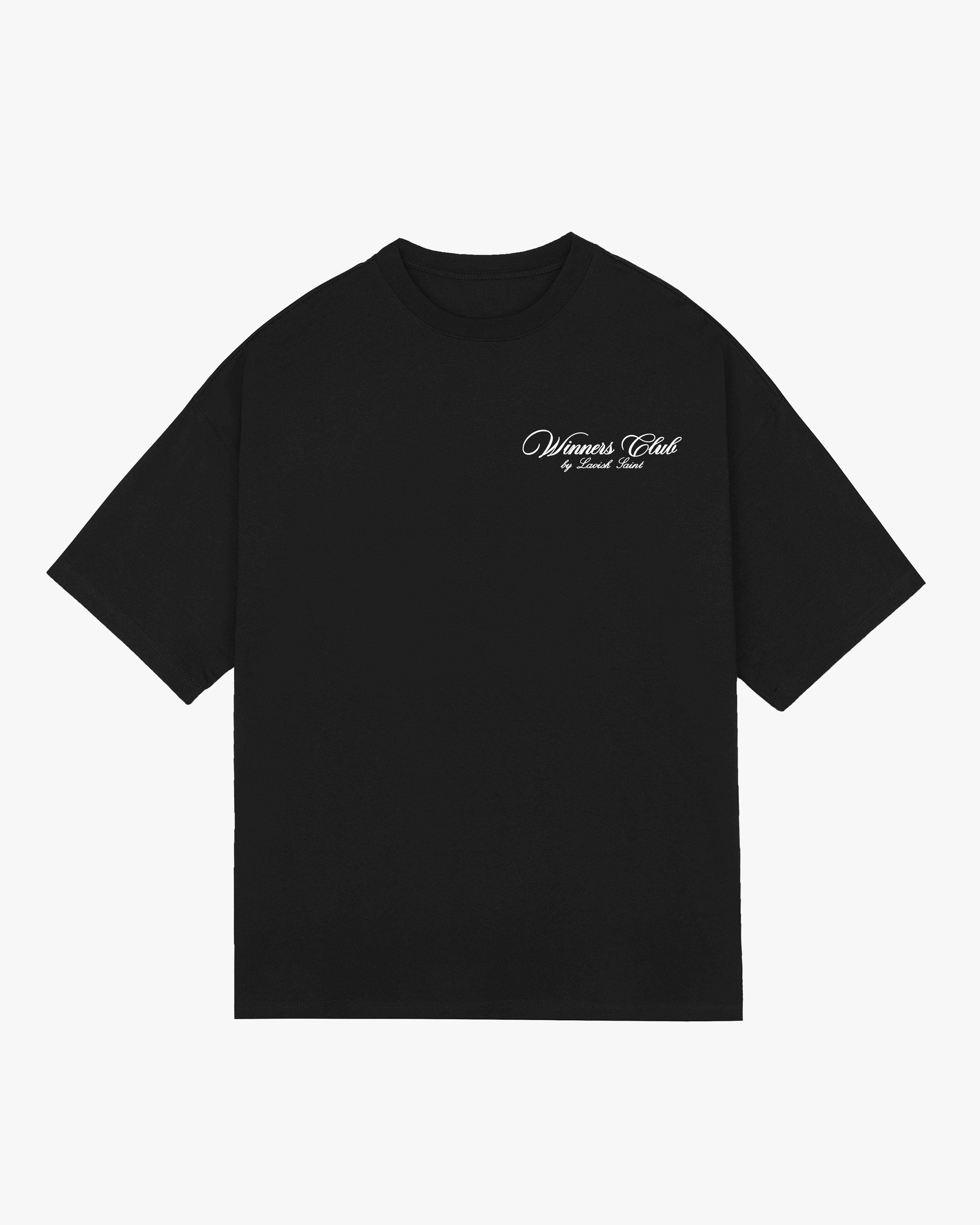 WINNERS CLUB OVERSIZED TEE - BLACK