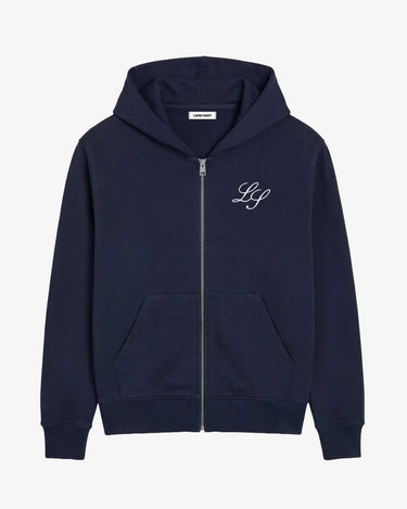 Signature Zip-up Hoodie - Navy – Lavish Saint